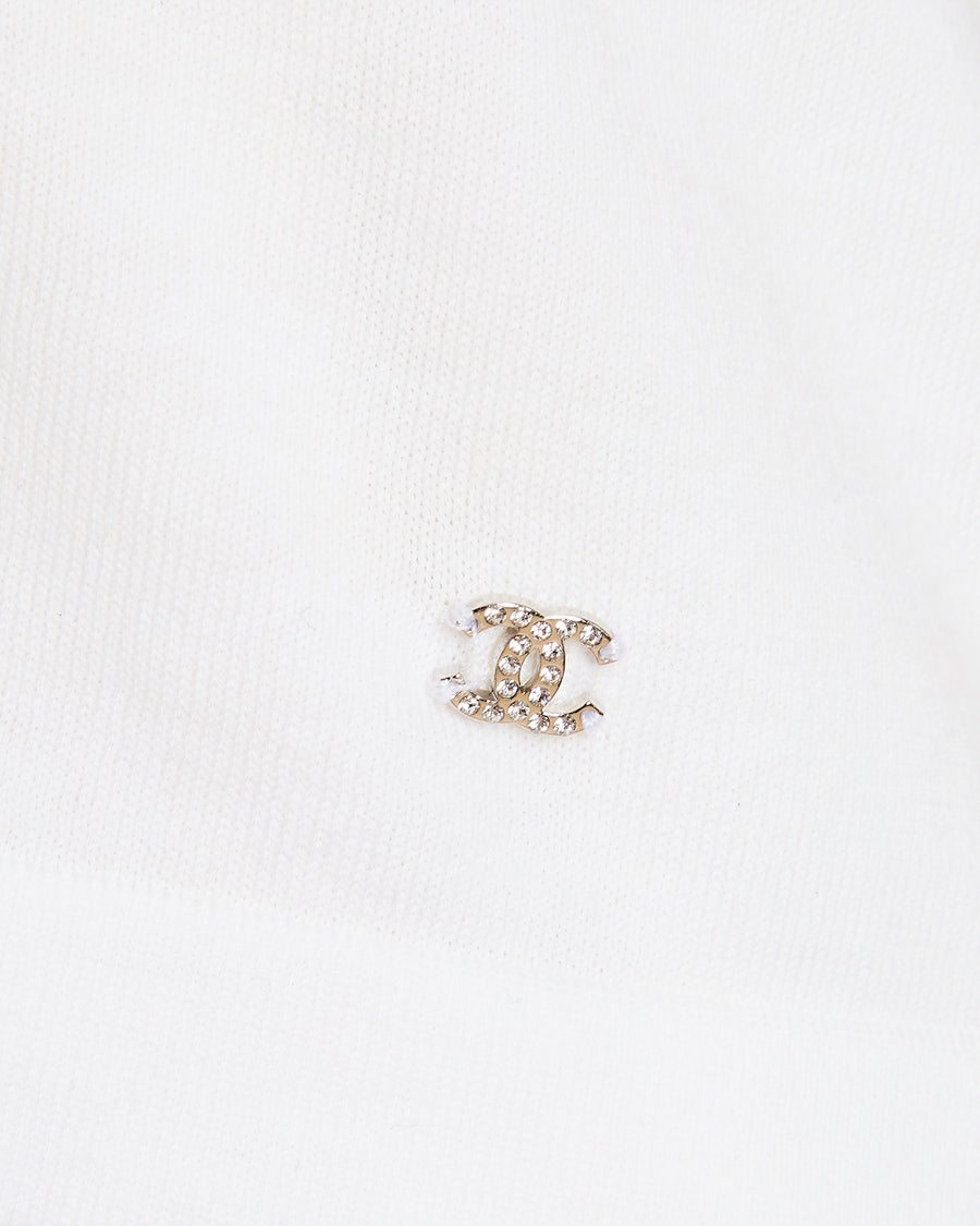 Chanel 24/C White Perfume Bottle T-Shirt Size FR 36 (UK 8)