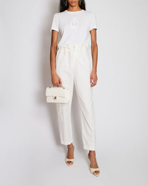 Chanel 24/C White Perfume Bottle T-Shirt Size FR 36 (UK 8)