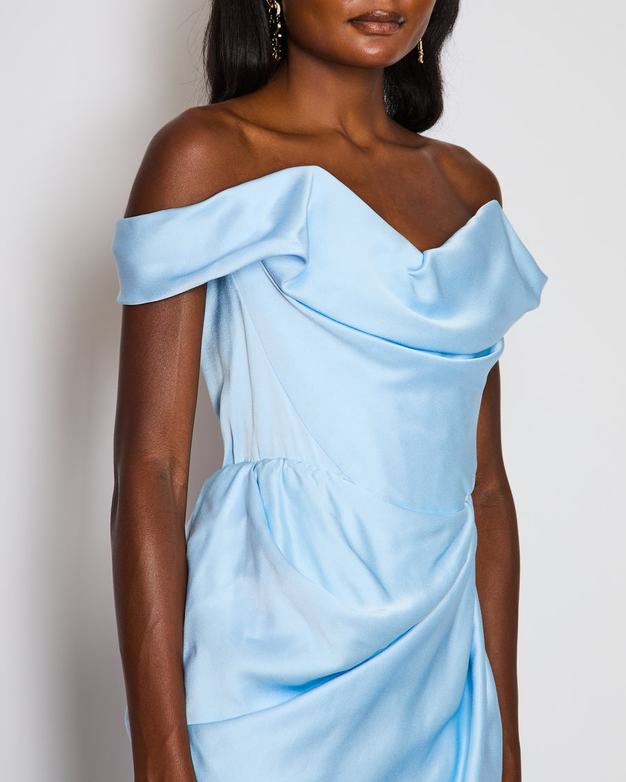 Vivienne Westwood SS/26 Pale Blue Nova Cora Corset Dress Size FR 38 (UK 10)