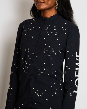 Loewe Black Top and Leggins Sport Set with Logo Detail Size XS/S (UK 6/8)