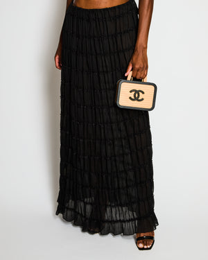 Arcina Ori Black Juliette Matching Set Top and Maxi Skirt Size UK 8 RRP £510