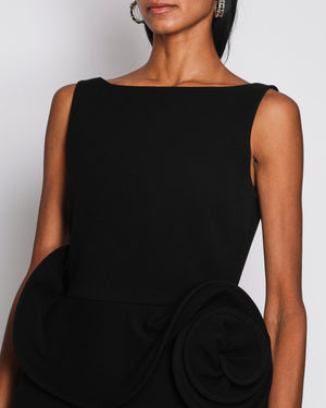 Magda Butrym Floral Sheath Open Back Mini Dress Size FR 36 (UK 8)