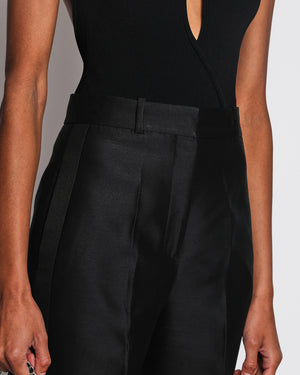 Christian Dior Black Tailored Straight Leg Trousers Size FR 36 (UK 8)