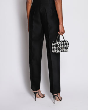 Christian Dior Black Tailored Straight Leg Trousers Size FR 36 (UK 8)