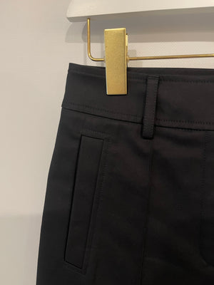 Hermès Black Tailored Cotton Shorts Size FR 34 (UK 6) RRP £980