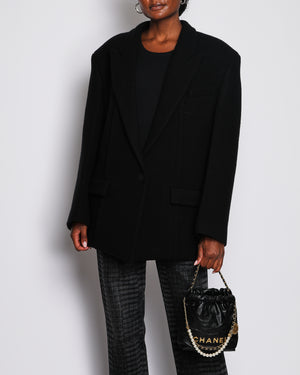 The Attico Wool Structured Blazer Coat with Pockets Size IT 40 (UK 8)