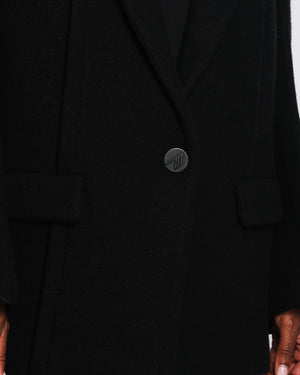 The Attico Wool Structured Blazer Coat with Pockets Size IT 40 (UK 8)