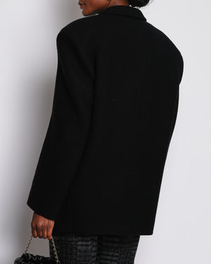 The Attico Wool Structured Blazer Coat with Pockets Size IT 40 (UK 8)