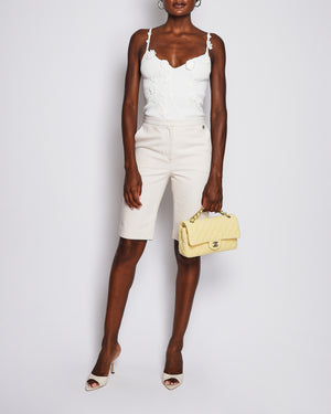 Cult Gaia White Knit Tank Top Size XS/S (UK 6/8)