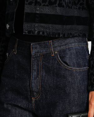Christian Dior Dark Denim Mid Flare High-Waist Jeans Size FR 40 (UK 12)