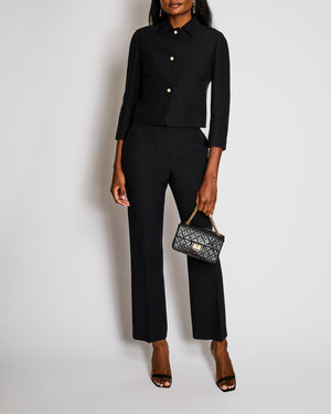 Christian Dior Black Tailored Suit Trouser FR 40 (UK 12)