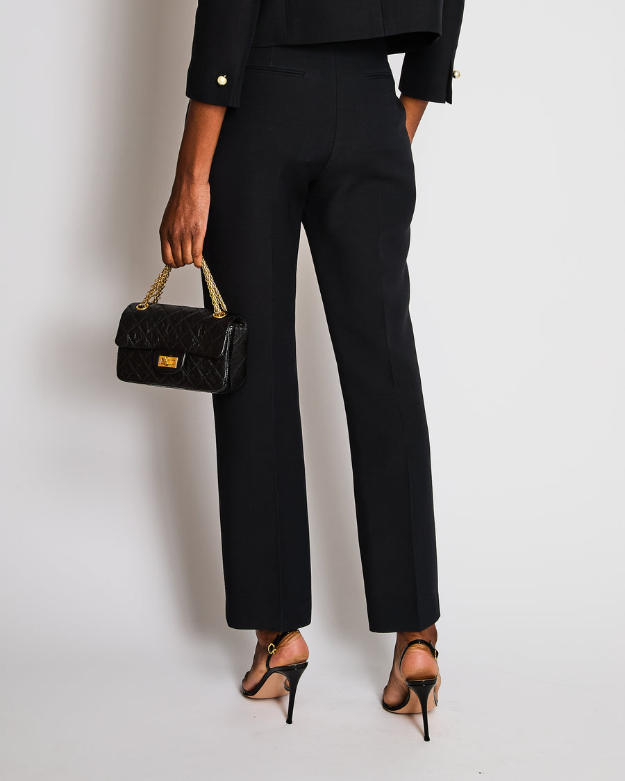 Christian Dior Black Tailored Suit Trouser FR 40 (UK 12)