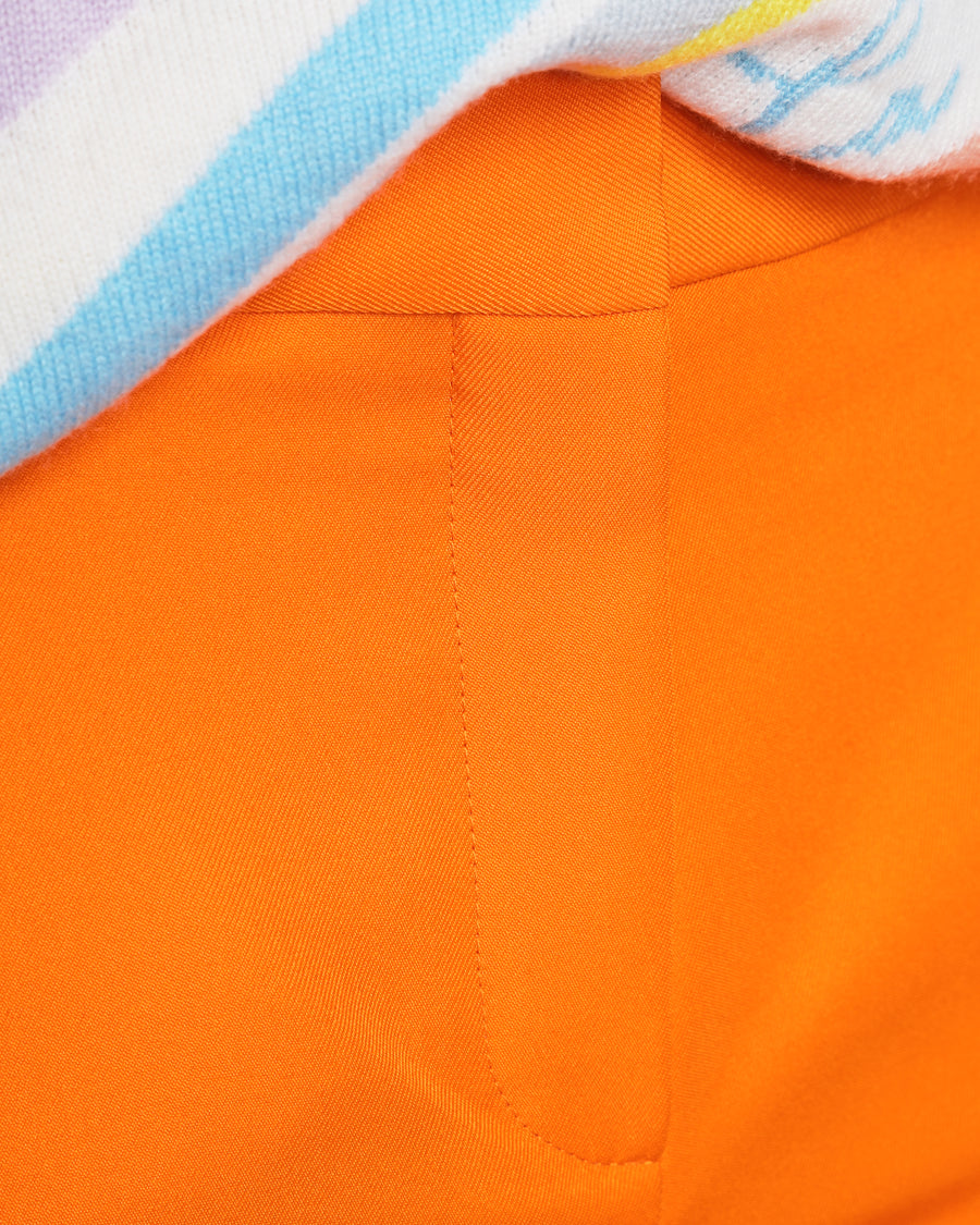 Christian Dior Orange Mid-Rise Shorts with Pocket Detail Size FR 36 (UK 8)