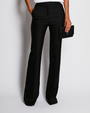 Alexander McQueen Black Tailored Trousers Size IT 40 (UK 8)