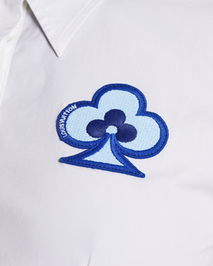 Louis Vuitton White Long Sleeve Midi Shirt Dress FR 38 (UK 10)