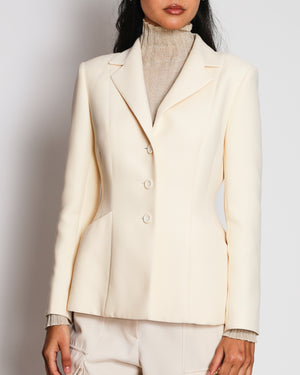 Christian Dior Cream Bar Jacket Size FR 40 (UK 12)