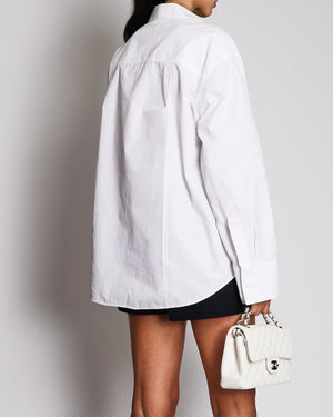 Valentino White Button Down Shirt Size IT 38 (UK 6)