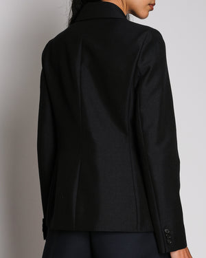 Christian Dior Black Wool Double Breasted Bar Jacket FR 40 (UK 12)
