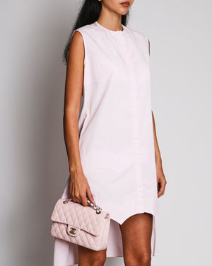 Christian Dior Pink Sleeveless Poplin Midi Dress with Scallop Panelled Detailing Size FR 42 (UK 14)