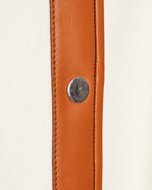Hermès S22 Cream Cashmere & Lambskin Coat with Front Pockets Detail And Detachable Scarf Size 42 (UK 14)