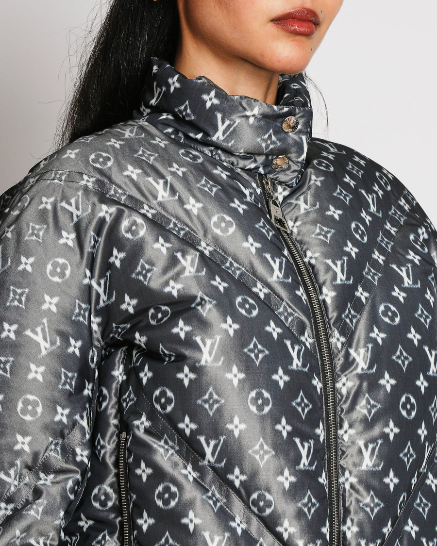 Louis Vuitton Charcol Black Monogram Jacket FR 34 (UK 6)