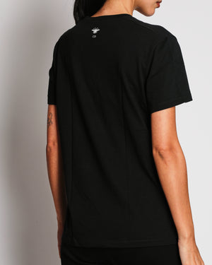 Christian Dior Black 'We Should All Be Feminists' T-Shirt Size M (UK 10)