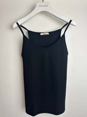 Celine Black Sleeveless Top Size Small (UK 8)