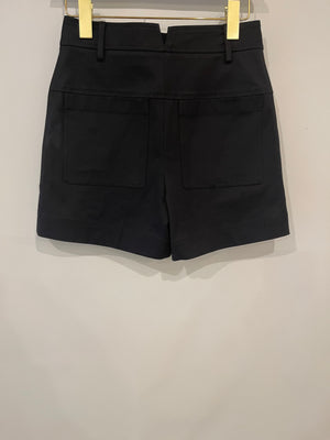 Hermès Black Tailored Cotton Shorts Size FR 34 (UK 6) RRP £980