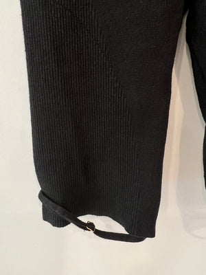 Jacquemus Black Biker Shorts with Strap Details Size FR 36 (UK 8)