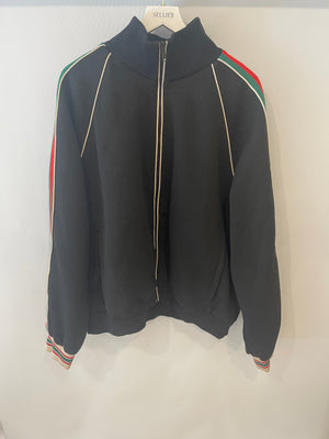 Gucci Menswear Black GG Jogger Jacket Size XXXL (UK 48) RRP £1,400