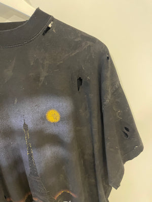 Balenciaga Grey Oversized Paris Moon T-Shirt Size L (UK 12) RRP £730