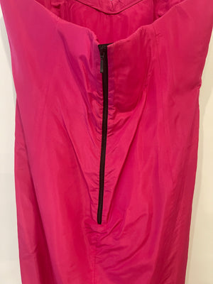 Carmen March Fucsia with Bows Sleeveless Dress Size 40 (UK12)