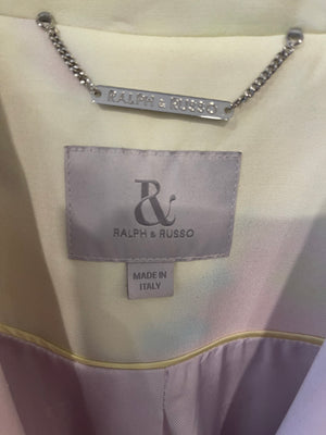 Ralph & Russo Pastel Multicolour Blazer Jacket and Short Set Size IT 36 (UK 4)