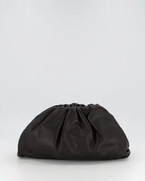 Bottega Veneta Brown Large Pouch Bag in Calfskin Leather