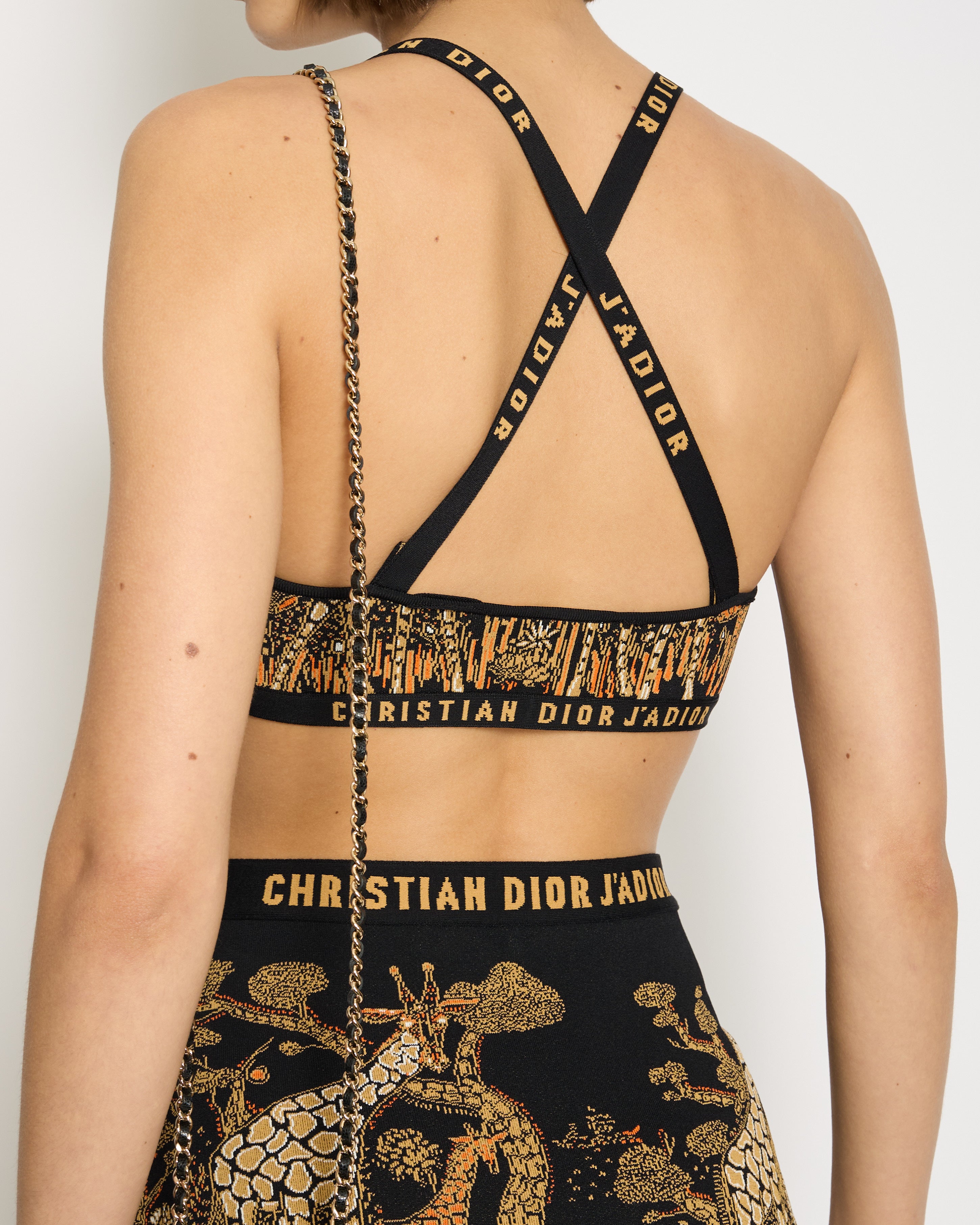 dior crop bralette
