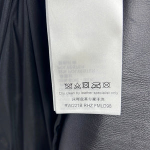 Louis Vuitton Black Leather Maxi Dress Size FR 36 (UK 8)