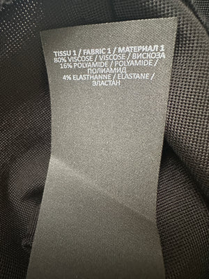 Balmain Black Knit Stirrup Leggings Size XS (UK 4-6)