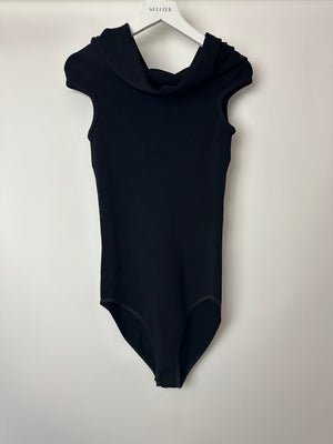 Alaïa Black Hooded Sleeveless Bodysuit size FR 38 (UK 10) RRP £1690