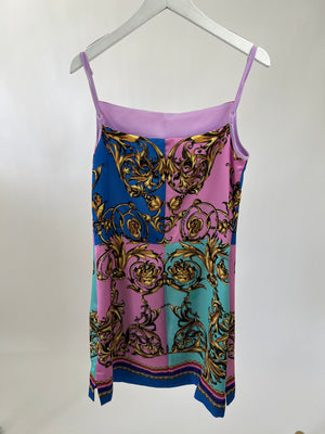 Versace Jeans Couture Multicoloured Printed Mini Dress IT 40 (UK 8)