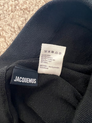 Jacquemus Black Cycling Linen Pants Size FR 36 (UK 8)