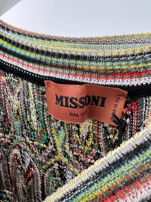 Missoni Multicoloured Two Piece Set with Matching Vest IT 42/44 (UK 10/12)