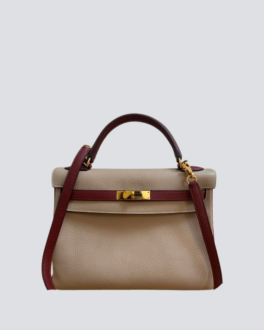 Hermes Multicolor Kelly With Gold Hardware