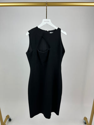 Versace Black Sleeveless Dress with Cut-out Detail Size IT 46 (UK 14)