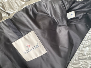 Moncler Silver Puffer Jacket Size 1 (UK 8)