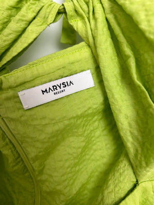Marysia Green Sleeveless Midi Dress with Cutout Cotton Size (UK 8) RRP £375