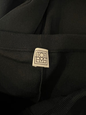 Toteme Black Knit Capri Leggings Size XS (UK 6)