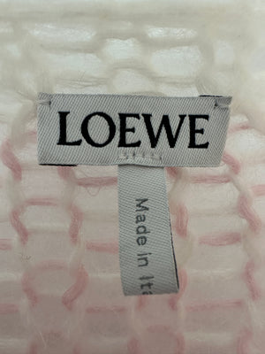 Loewe Pink Anagram Cropped Relaxed-Fit Jumper Size XS (UK 6/8) RRP £1,100