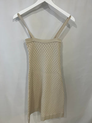 Christian Dior Beige Scaled Dress and Jacket Set Size FR 36 (UK 8)