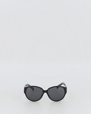 Givenchy Black Sunglasses With Gold Hardware