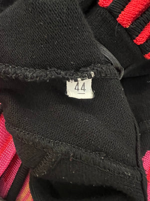 M Missoni Black and Multicolour Ombre Striped Maxi Dress with front Tie Detail Size IT 44 (UK 12)